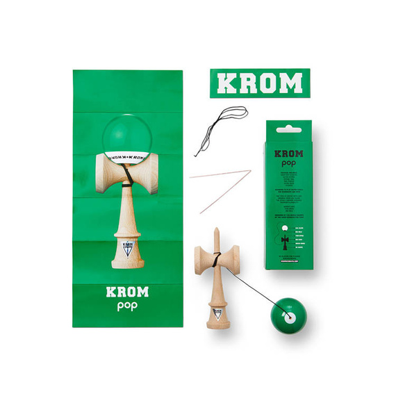 Kendama Krom Pop Lol Zielony Sklep Miejskiesporty Pl