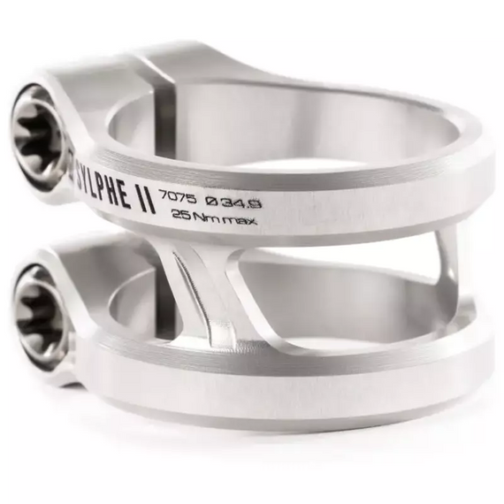 Zacisk Ethic Sylphe V2 Double Clamp Raw 31,8 mm