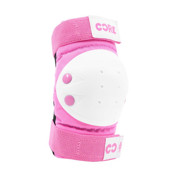 Zestaw ochraniaczy dla dzieci CORE Kids Protection Junior Skate Triple Pad Set Różowy