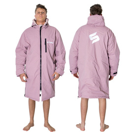 Poncho Ponczo Kurtka Story Change Robe Rose Przydymiony Różowy