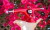 Trucki do longboardu Paris V3 180 mm 50° Longboard Trucks Scarlet Red