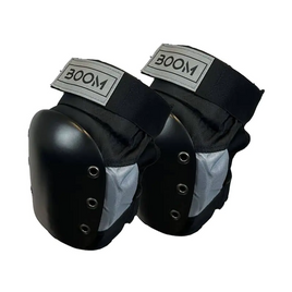 Ochraniacze na kolana Boom Solid Knee Pads Czarno-Srebrny S