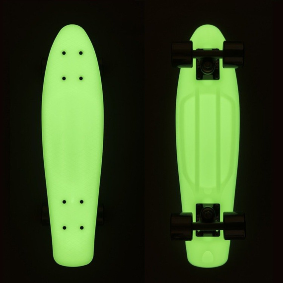Fishboard Fish Skateboards Glow Green / Black / Black