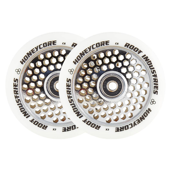 Koła do Hulajnogi Root Industries Honeycore White Pro Scooter Wheels 2-Pack Mirror 110 mm (2 szt.)