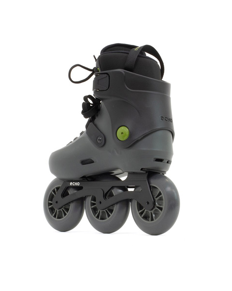 Rolki trójkołowe Echo Sonar 3 Wheel Freeskates Czarny
