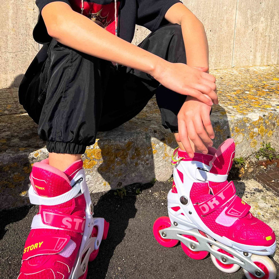 Rolki regulowane Story Blaster Inline Skates Różowy