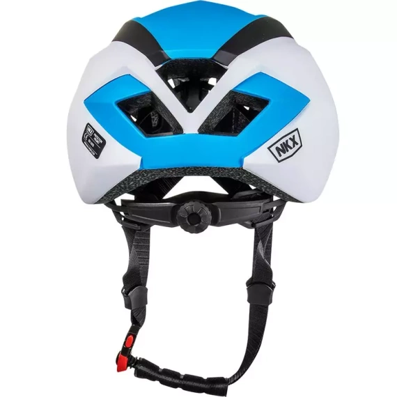 Kask Rowerowy NKX Urban Biało-Niebieski L/XL