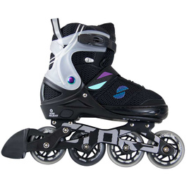 Rolki regulowane Story Motion Adjustable Inline Skates Czarno-Transparentny