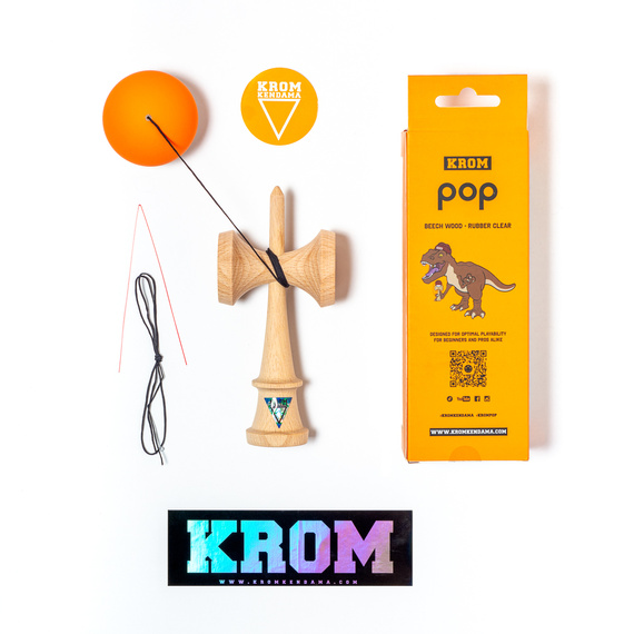 Kendama Krom POP Pomarańczowy