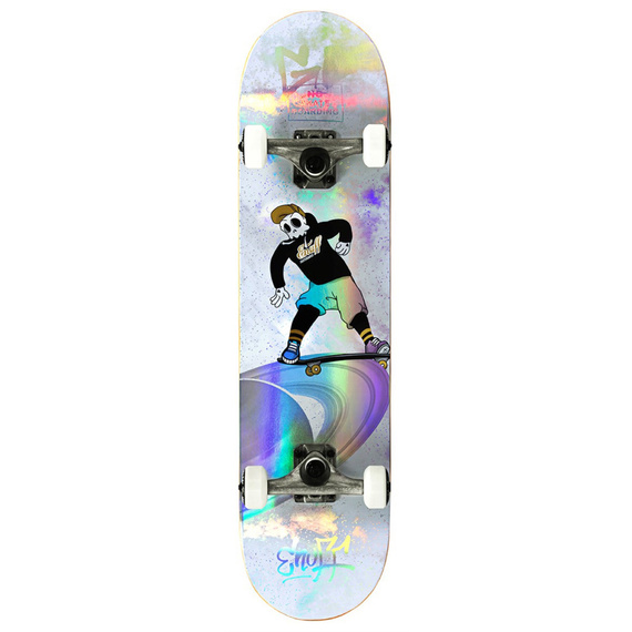 Deskorolka Enuff Skully Hologram Mini Complete Biały 7.25"