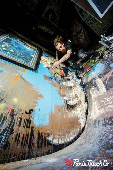 Trucki Paris Street Trucks Matte Black 129 mm