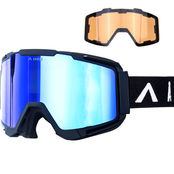 Gogle na snowboard i narty Annox Team Adult RevoBlue/Orange