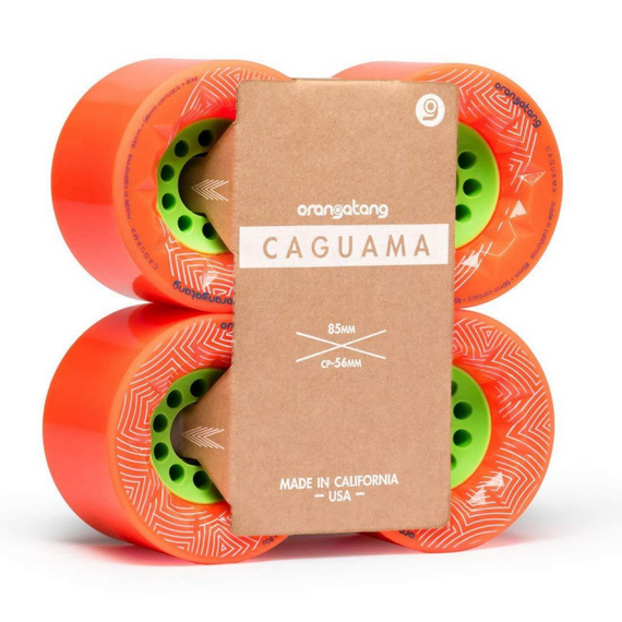 Koła do longboardu Orangatang Caguama Wheels Pomarańczowy 85 mm 80A