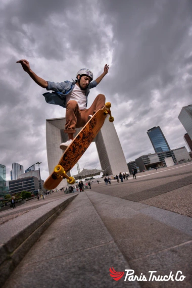 Trucki do longboardu Paris V3 180 mm 50° Longboard Trucks Tropic Green