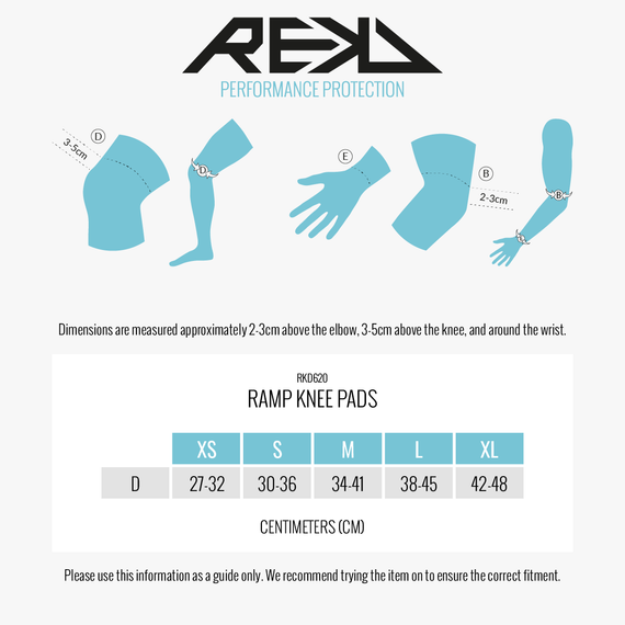 Ochraniacze REKD Ramp Knee Pads S Czarne