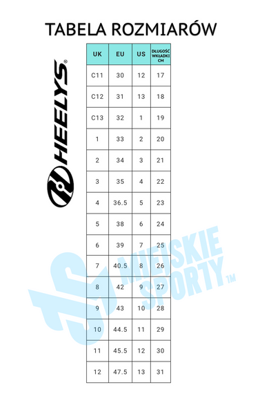 Butorolki Heelys Classic X2 Czarny/Biały/Różowy