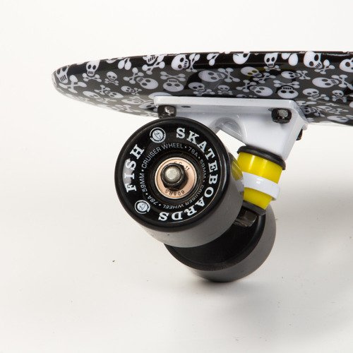 Fish skateboards Raw Head / White / Black