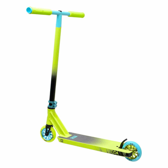 Hulajnoga Wyczynowa CORE CD1 Complete Stunt Scooter Limonkowo-Niebieski wys. 81 cm