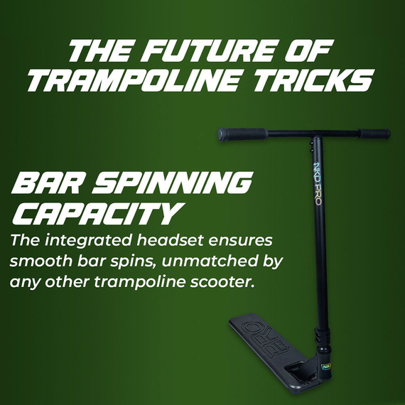 Hulajnoga Wyczynowa na trampolinę NKD Pro Trampoline Czarny wys. 85 cm