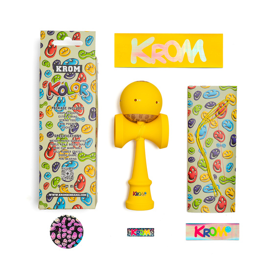 Kendama KROM Kolor Żółty