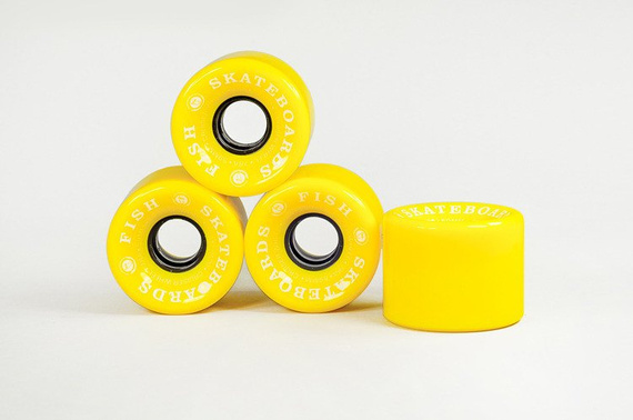 Kółka Fish Skateboards Yellow 