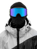 Gogle na snowboard i narty REKD Classic SnapFit Snow Goggle Kit Black/Chromatic Sapphire M/L