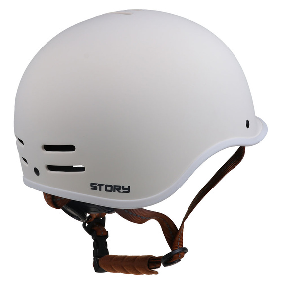 Kask Story Retro Certified Helmet Biały