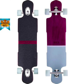 Longboard do carvingu NKX City Action Różowy 99 cm