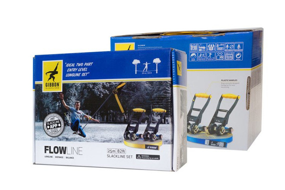 Taśma Slackline Gibbon Flow Line X13 25m SET