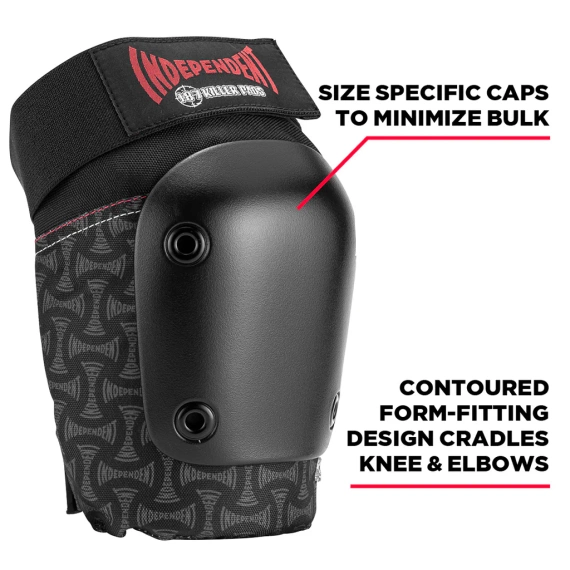 Zestaw Ochraniaczy na Kolana i Łokcie 187 Killer Pads x Independent Combo Pack Knee and Elbow Czarny