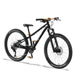 Lekki rower dla dzieci KUbikes 24S DISC Czarno-Złoty