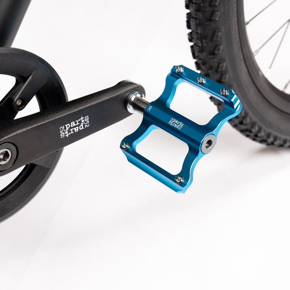 Superlekki rower dla dzieci KUbikes 20S DISC Turkusowo-Czerwony