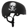 Kask Na Deskorolkę Hulajnogę NKX Brain Saver Czarny Skull 