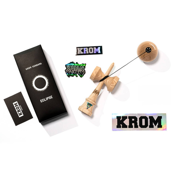 Kendama KROM SD3 Eclipse RFS Sticky Clear