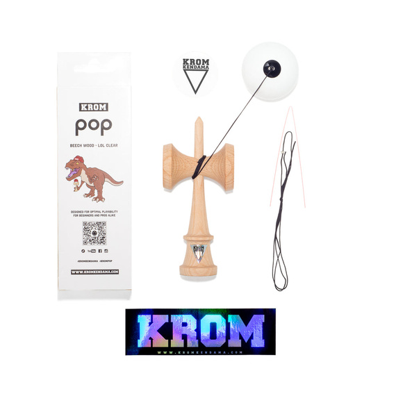 Kendama Krom POP LOL Biały