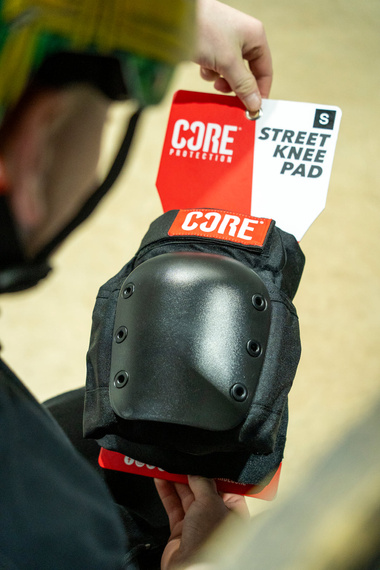 Ochraniacze na kolana CORE Street Skate Knee Pads Czarny