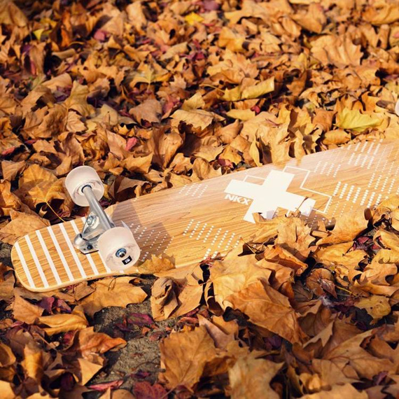 Longboard do Dancingu NKX Vegas Biały 116 cm