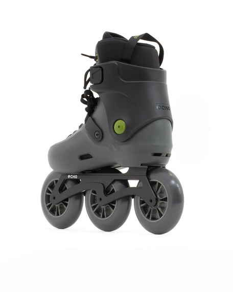 Rolki trójkołowe Echo Sonar 3 Wheel Freeskates Czarny