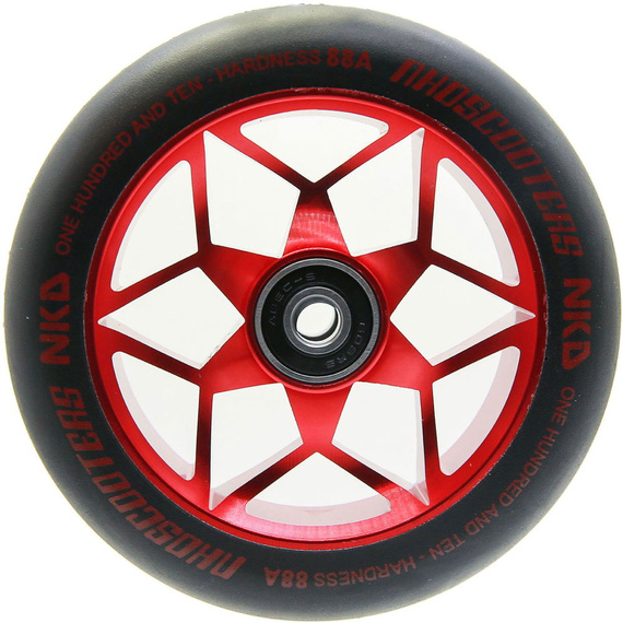 Koła do Hulajnogi NKD Goat Stunt Scooter Wheels Czarno-Czerwony 110 mm