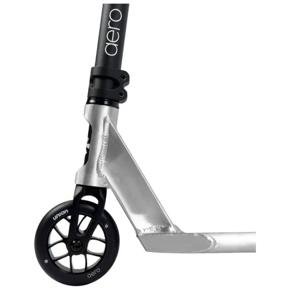Hulajnoga Wyczynowa Union Aero S Scooter Czarno-Srebrny wys. 80 cm
