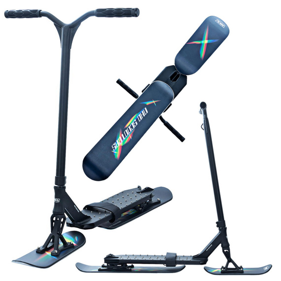 Hulajnoga Wyczynowa na śnieg NKD Pro Snow Stunt Scooter Czarny wys. 87,5 cm
