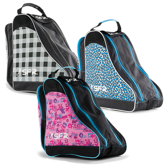 Torba na rolki i łyżwy SFR Designer Ice and Skate Bag Blue Leopard