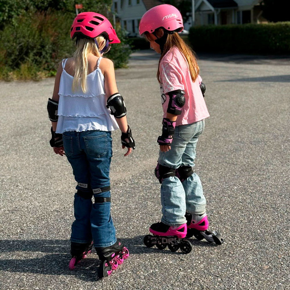 Rolki regulowane Story Motion Adjustable Inline Skates Różowo-Czarny