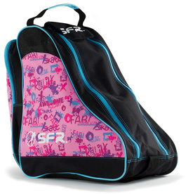 Torba na rolki i łyżwy SFR Designer Ice and Skate Bag Pink Graffiti