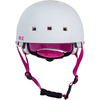 Kask Na Deskorolkę Hulajnogę NKX Brain Saver Flower Biało-Różowy
