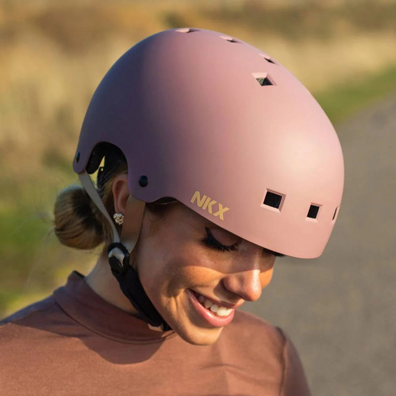 Kask Na Deskorolkę Hulajnogę NKX Brain Saver Grayolet 