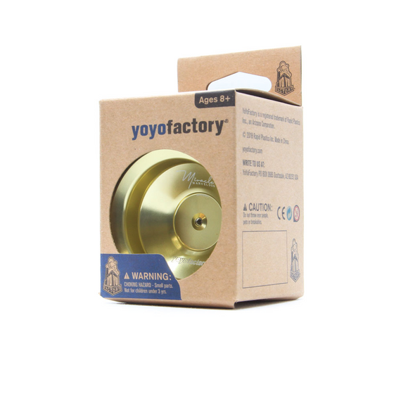 Yoyo dla zaawansowanych YoYoFactory Miracle Monometal Shiny Gold Złoty