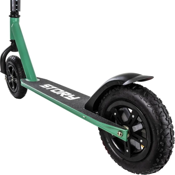 Hulajnoga Terenowa z dużymi pompowanymi kołami Story All Terrains Dirt Zielony wys. 94 cm