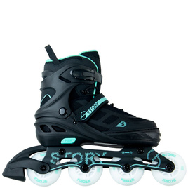 Rolki regulowane Story Fusion Adjustable Inline Skates Miętowy LED