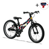 Superlekki rower dla dzieci KUbikes 16S Czarny Komiks